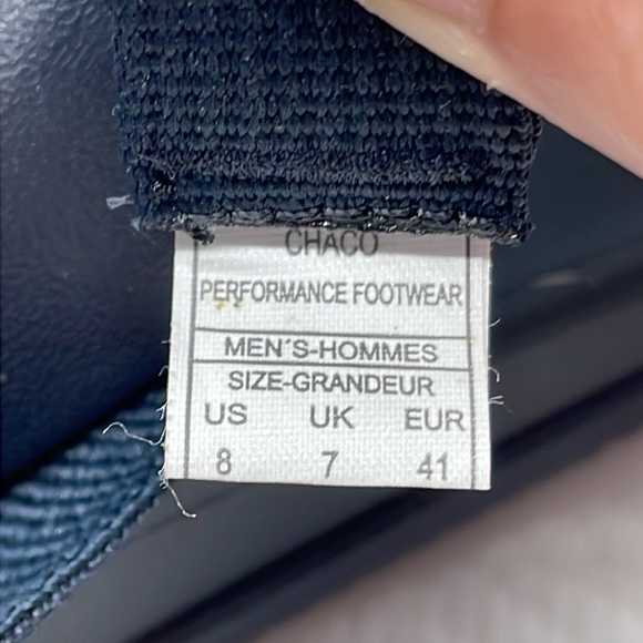 Chaco Men’s Chilos Blue Performance Sandals 8 - Picture 6 of 7